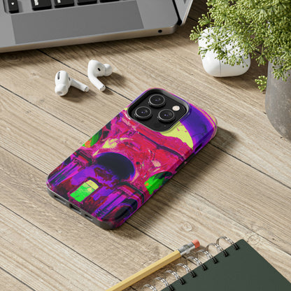 Mystical Madness: Crazy Colors in the Forgotten Cathedral - The Alien Tough Phone Cases