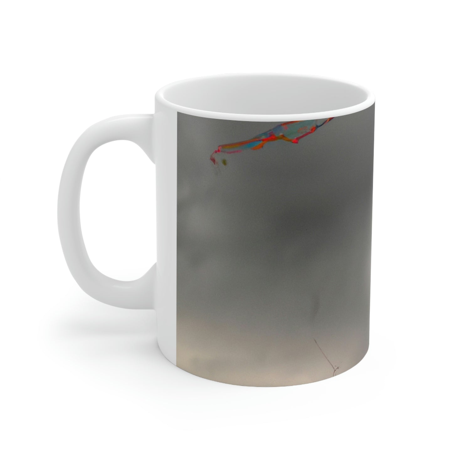 "Daring the Stormy Sky" - The Alien Ceramic Mug 11 oz