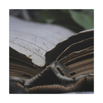 Unbeknownst to its readers, the book possesses magical powers.

"The Forgotten Tome of Magic" - The Alien Canva