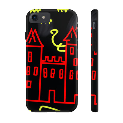 "A Haunted Shadow: The Dark Secrets of the Old Castle on a Gloomy Night" - The Alien Tough Phone Cases