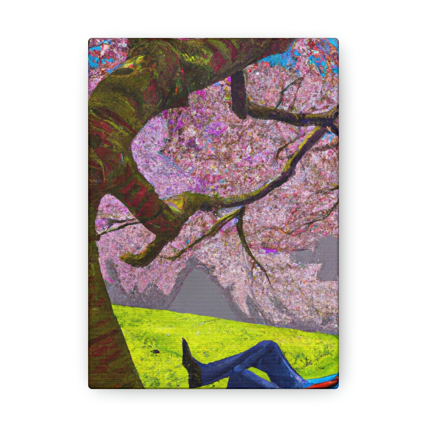 "A Moment of Calm Beneath the Cherry Blossoms" - The Alien Canva