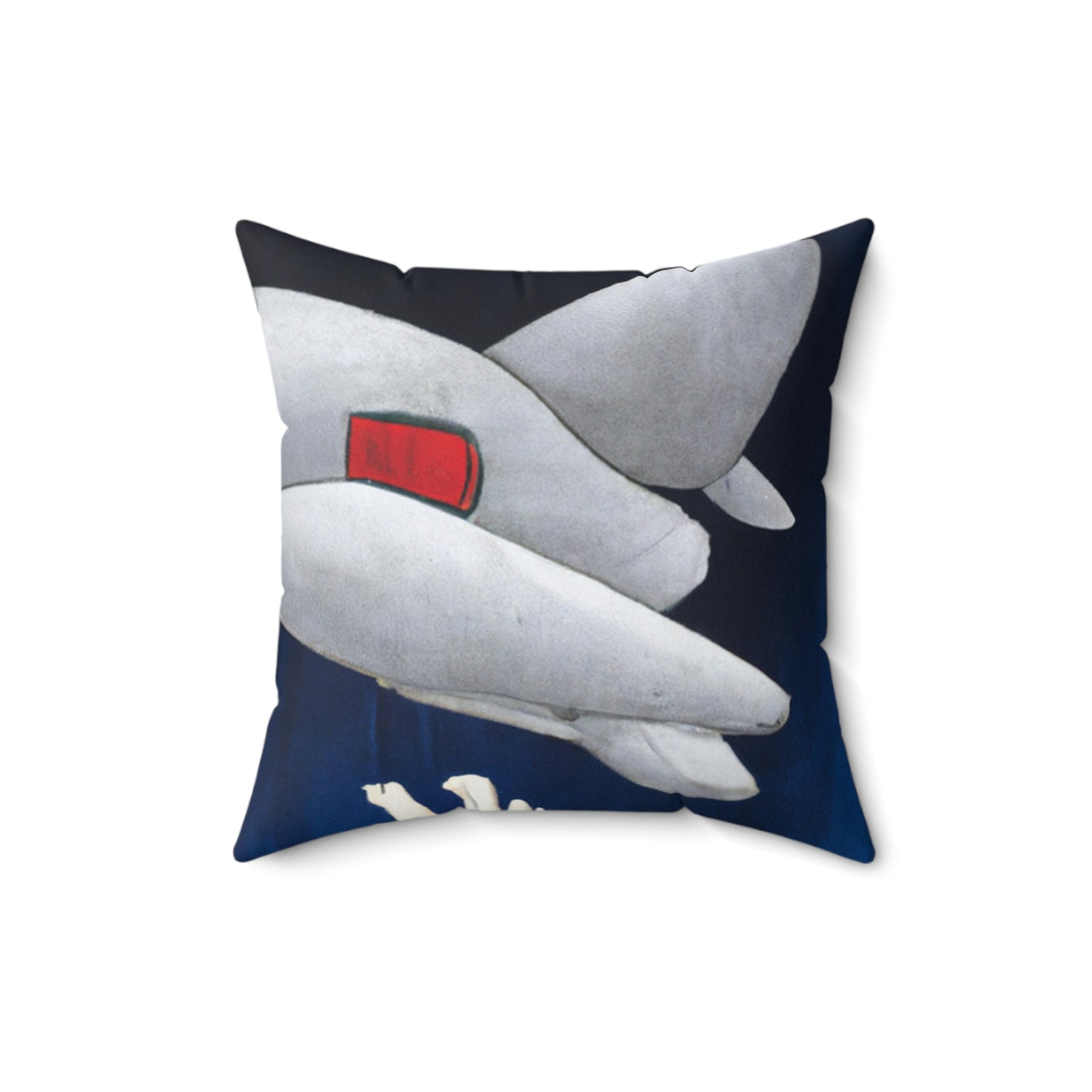 Rescuing the Alien: A Race Against Time - The Alien Square Pillow