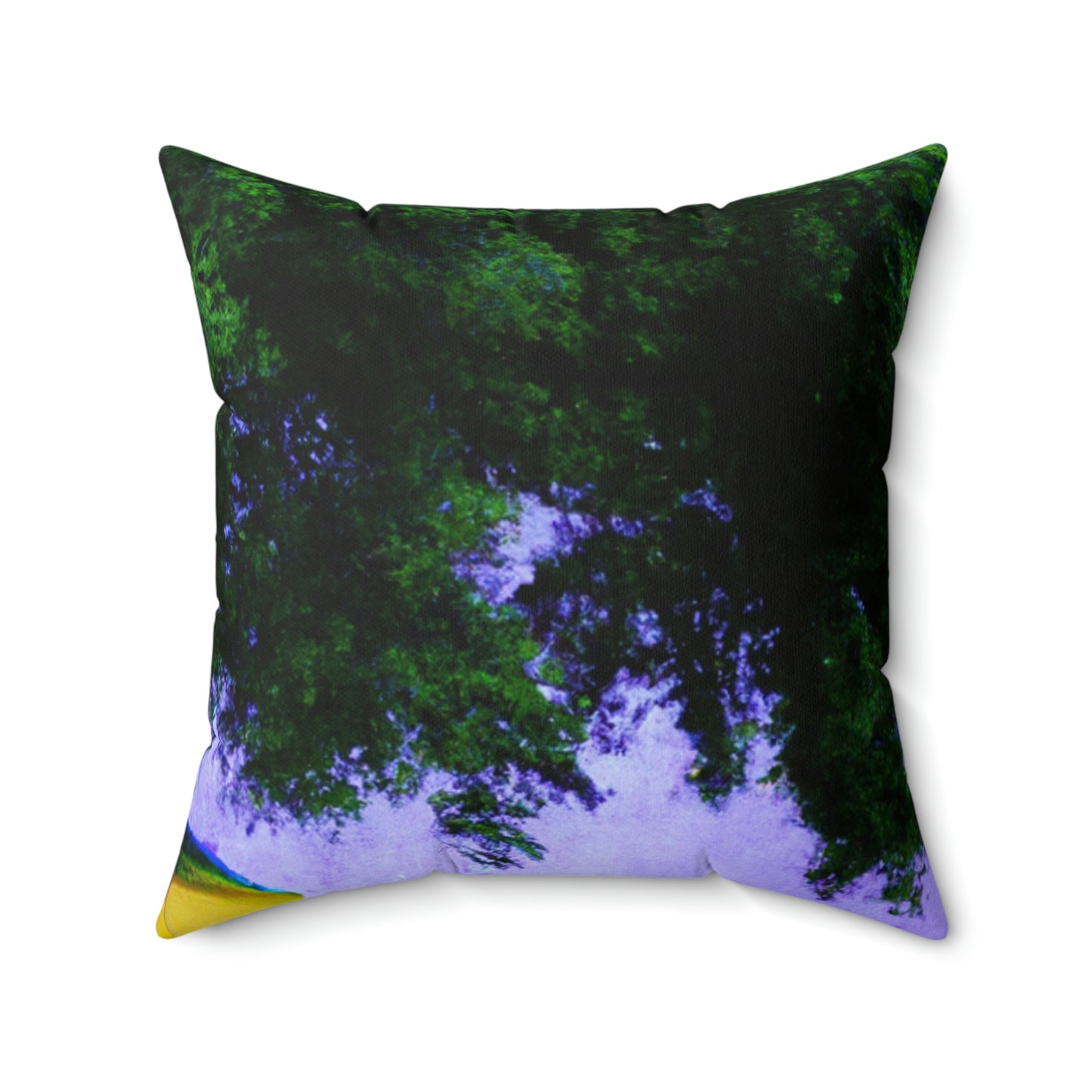 "Beneath the Rainy Sky." - The Alien Square Pillow