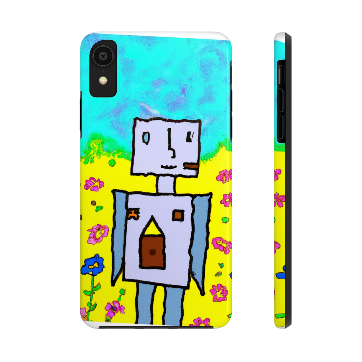 "Ein kleines Wunder in einem Blumenmeer" - Die Alien Tough Phone Cases