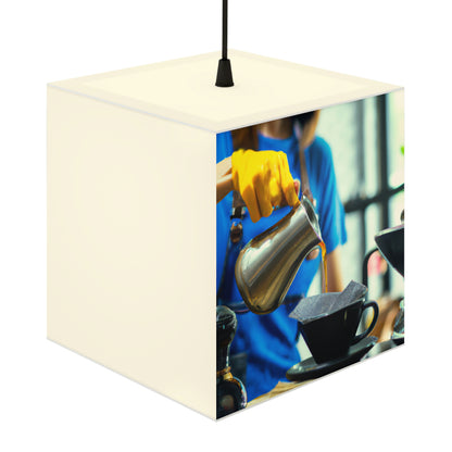 "A Cup of Courage" - The Alien Light Cube Lamp