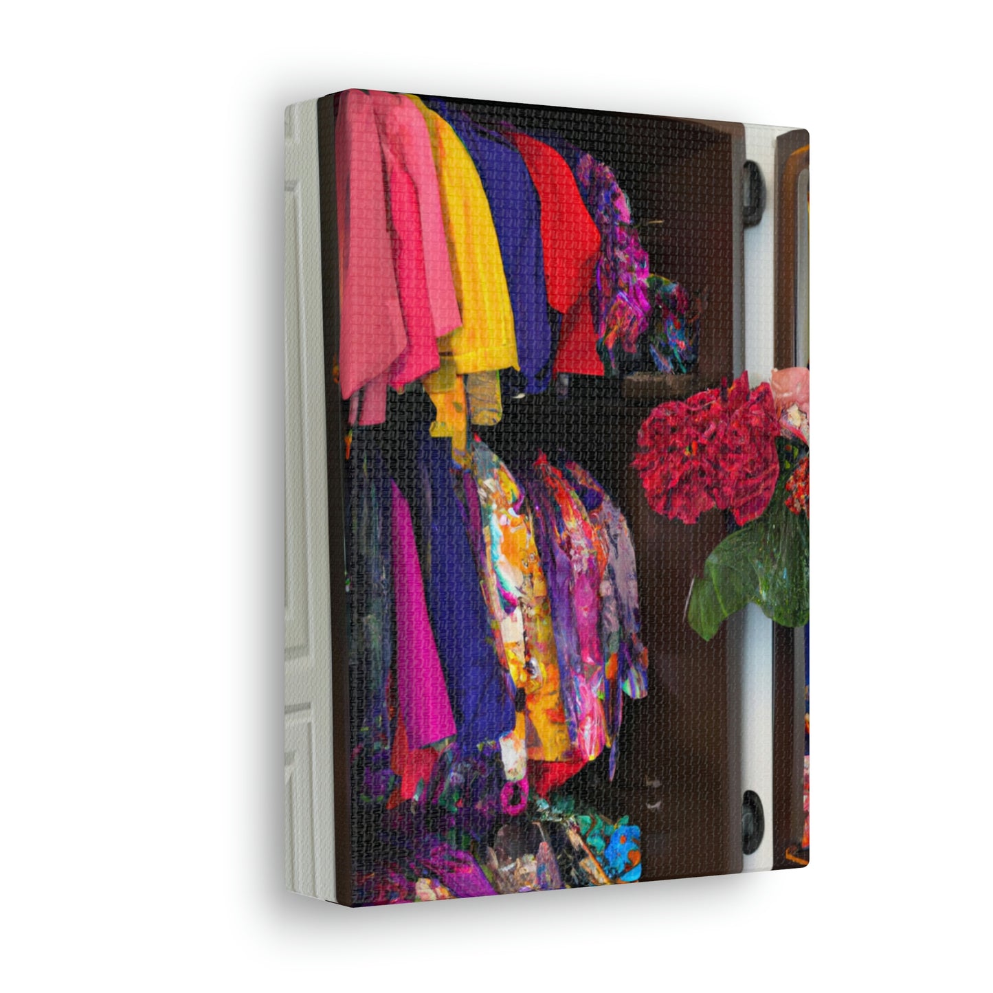 "The Boldest Hues in My Wardrobe" - Canvas