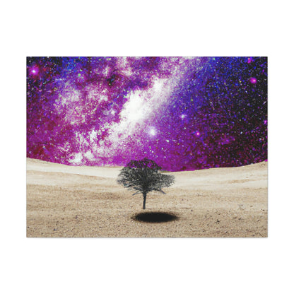 "Árbol solitario de polvo de estrellas" - The Alien Canva