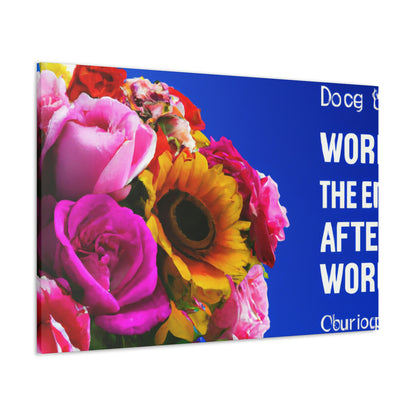 The Flower Collector by Global Artists - Canvas