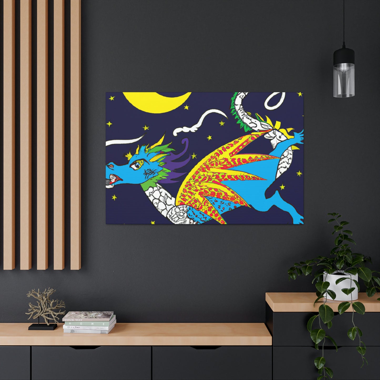 "Midnight Flight of the Dragon" - The Alien Canva