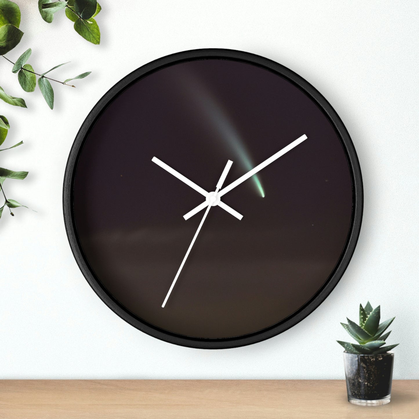 "Celestial Radiance" - The Alien Wall Clock