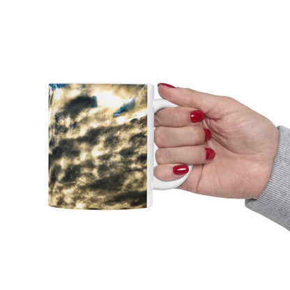 "A Reflection of Celestial Mirage". - The Alien Ceramic Mug 11 oz