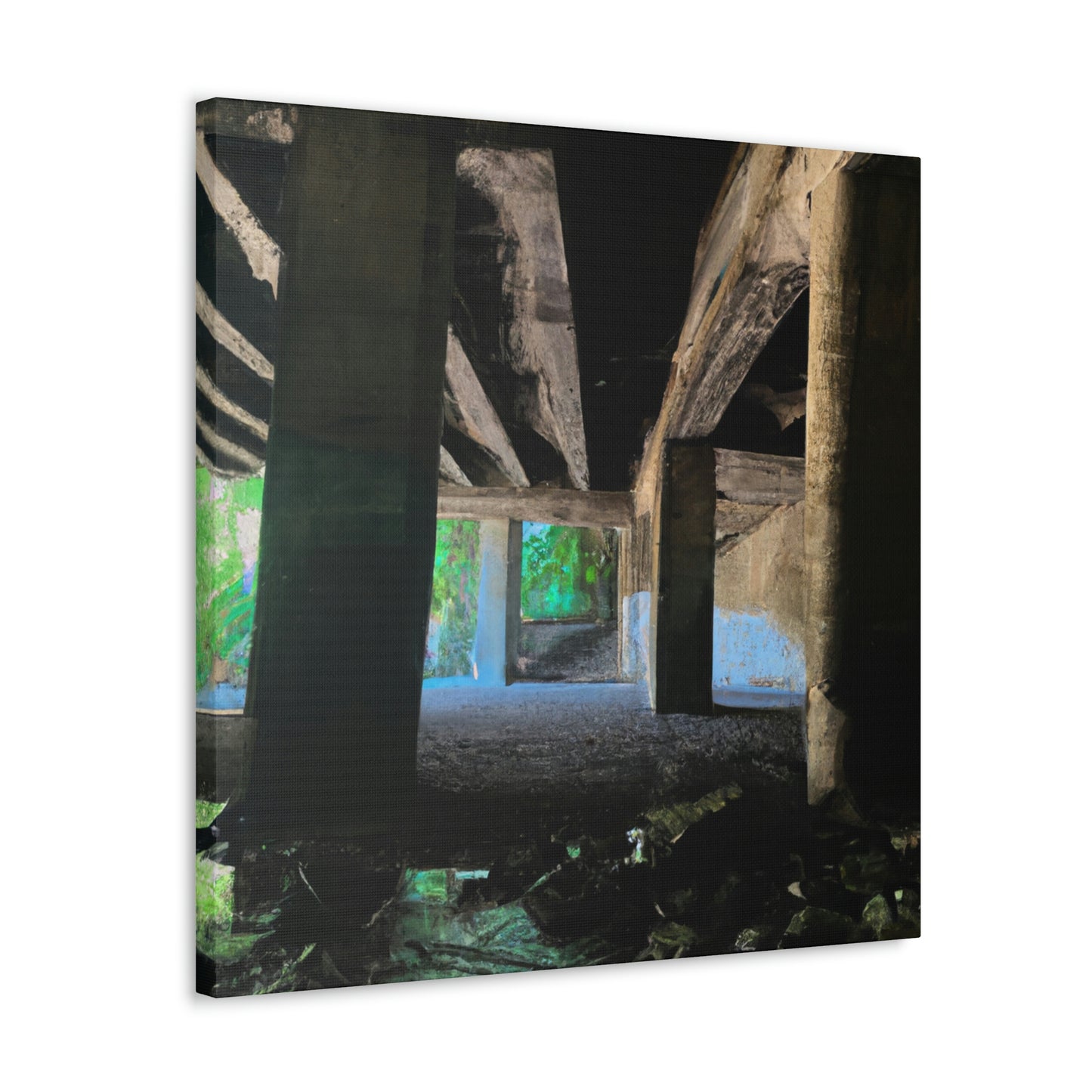 Treasure Under the Bridge - The Alien Canva