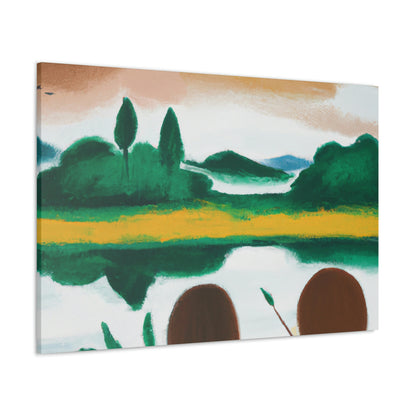 "Cherished Reflections: A Childhood Memento in Color" - Canvas