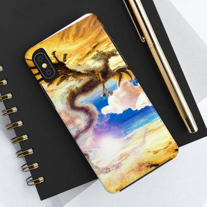 "A Heavenly Blaze with a Mystic Dragon" - The Alien Tough Phone Cases