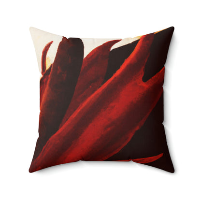 The Crimson Scourge of the Kingdom - The Alien Square Pillow