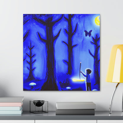 "Un viaje por el bosque iluminado por la luna" - The Alien Canva