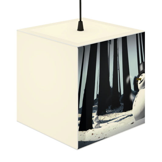 "Chilly Adventures in the Enchanted Forest" - Die Alien Light Cube Lampe