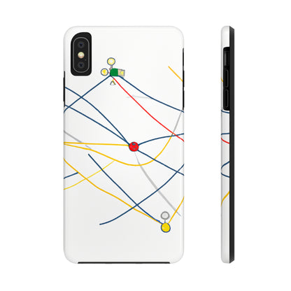 "Exploring the Dynamic Topology: Artful Visualization of a Network Structure." - The Alien Tough Phone Cases