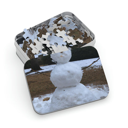 "The Frosty Snowcone Snowman" - The Alien Jigsaw Puzzle