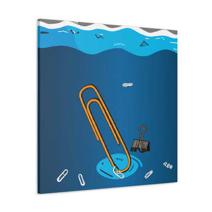 "A Paperclip Against the Tide: Escaping a Sinking Submarine" - The Alien Canva