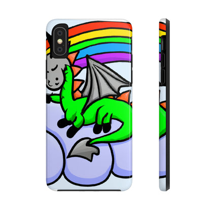 "A Dreamy Dragon's Nap" - The Alien Tough Phone Cases