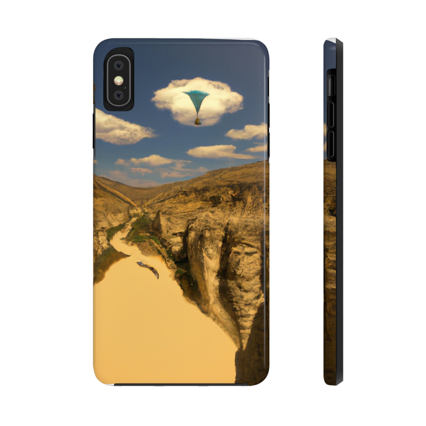 "Feline Flight Over the Grand Gulch" - The Alien Tough Phone Cases