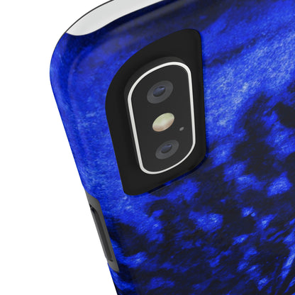 "Ein einsamer blauer Baum im Mondscheinfeld" - Die Alien Tough Phone Cases