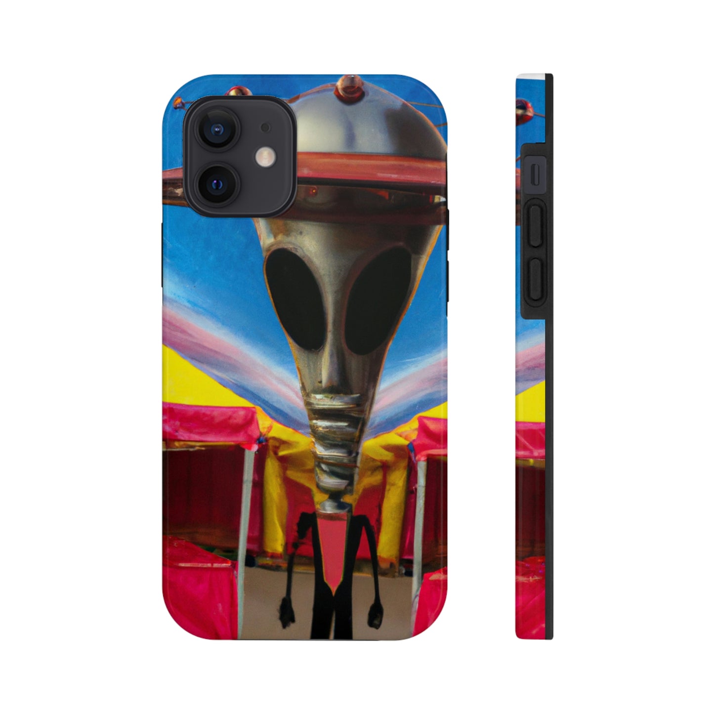 "Fair Invaders: A Cosmic Crash Course" - The Alien Tough Phone Cases