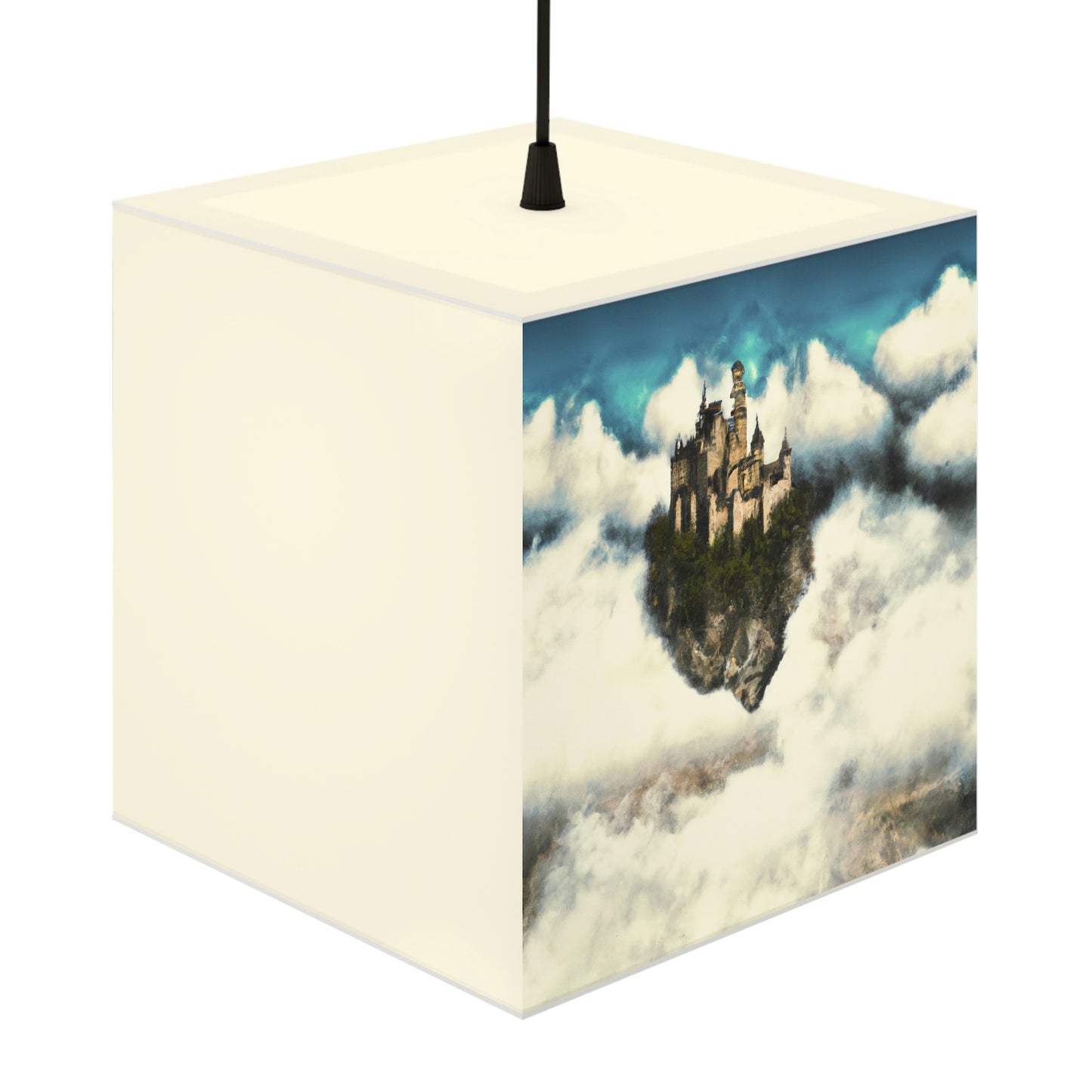 Mystic Castle in the Sky - The Alien Light Cube Lamp