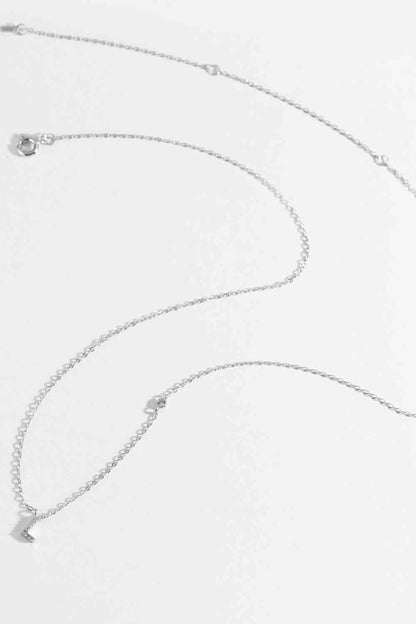 L To P Zircon 925 Sterling Silver Necklace