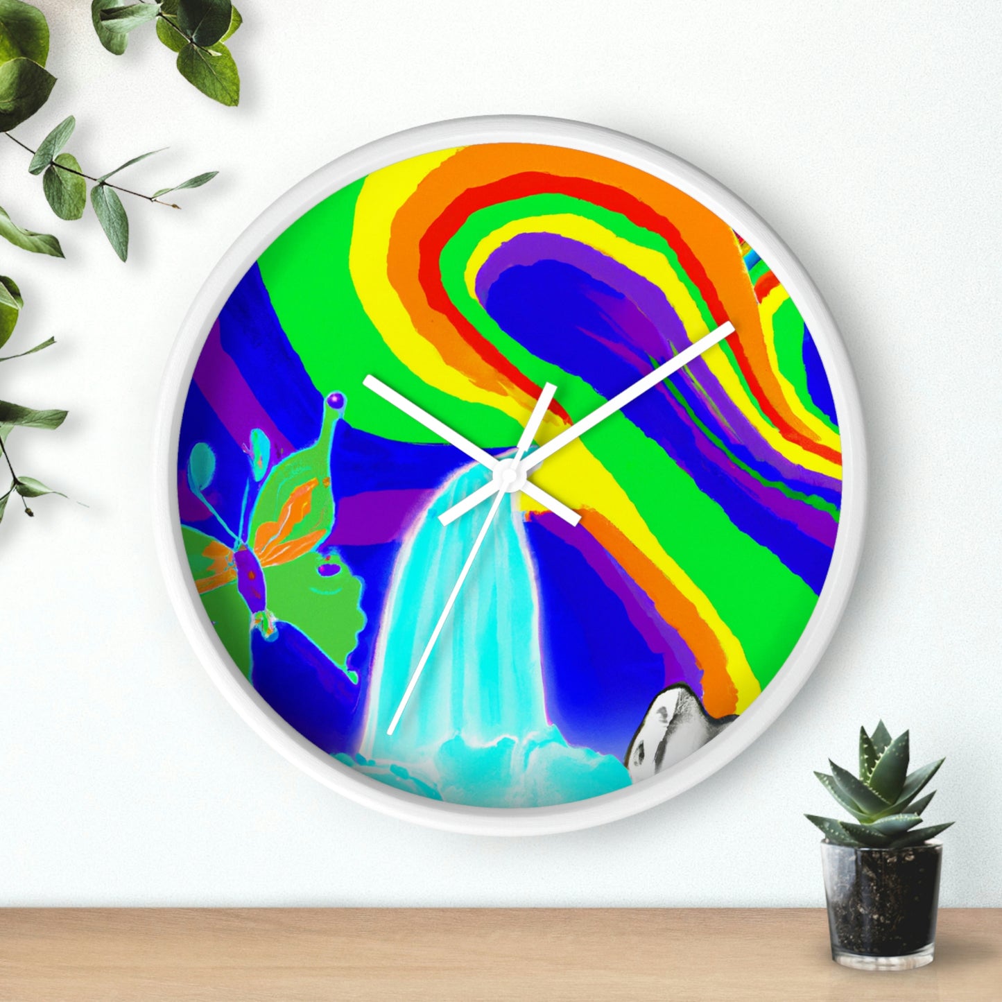 "Dancing Amongst the Splendor" - The Alien Wall Clock