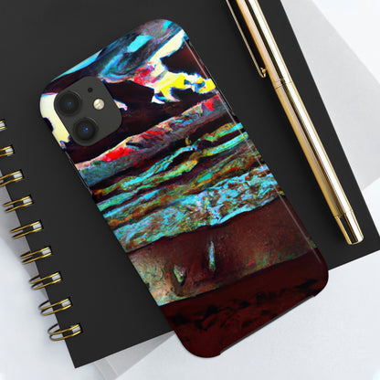 "Dusk at Sea: A Tempestuous Gathering" - The Alien Tough Phone Cases