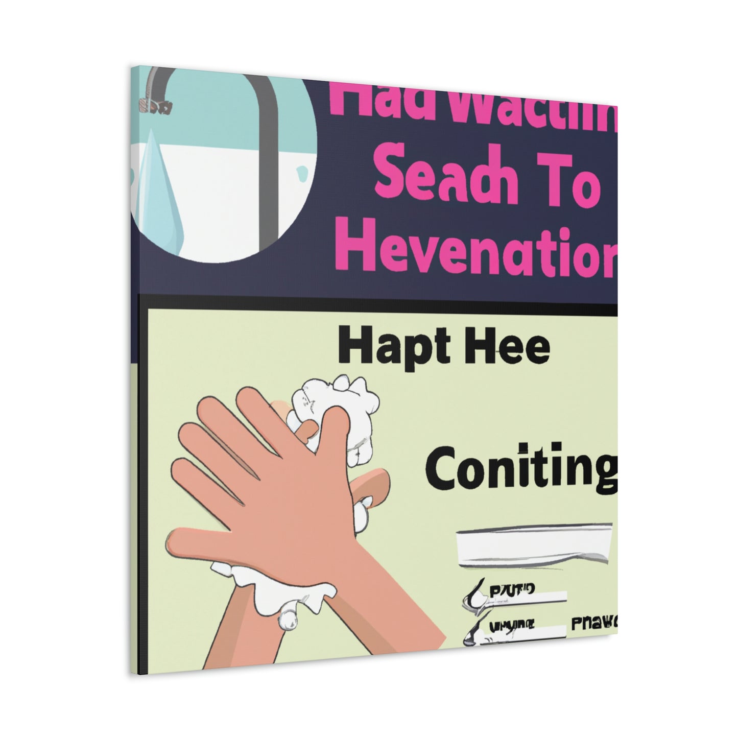 "Clean Hands, Healthy Habits: Staying Safe During a Pandemic" - Canvas