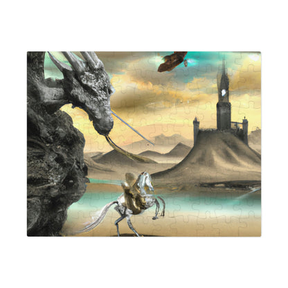 The Knight and the Dragon's Throne - The Alien Jigsaw Puzzle