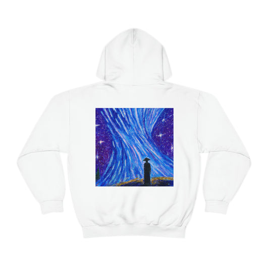 "A Starlit Solace" - The Alien Unisex Hoodie