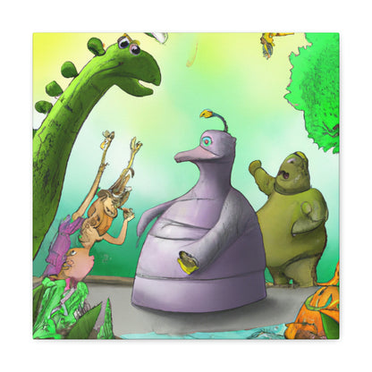 "Intergalactic Zoo Adventures" - The Alien Canva