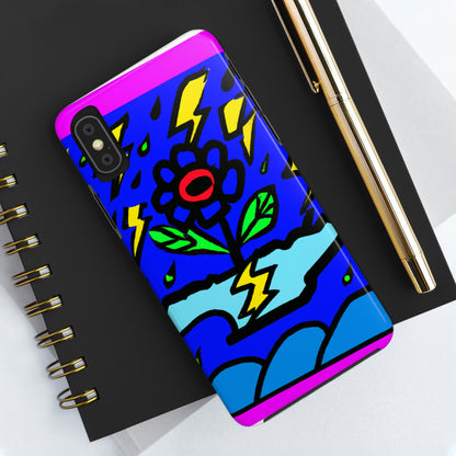 "A Bold Bloom Amidst the Storm" - The Alien Tough Phone Cases