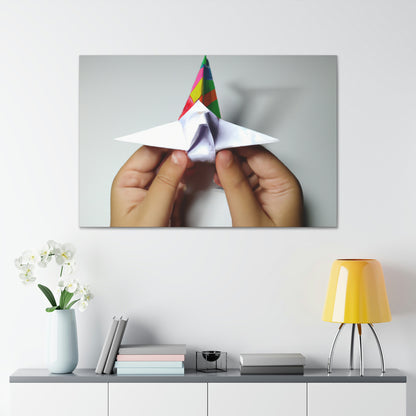 "Creaciones encubiertas: elaborando un mensaje secreto con origami" - The Alien Canva