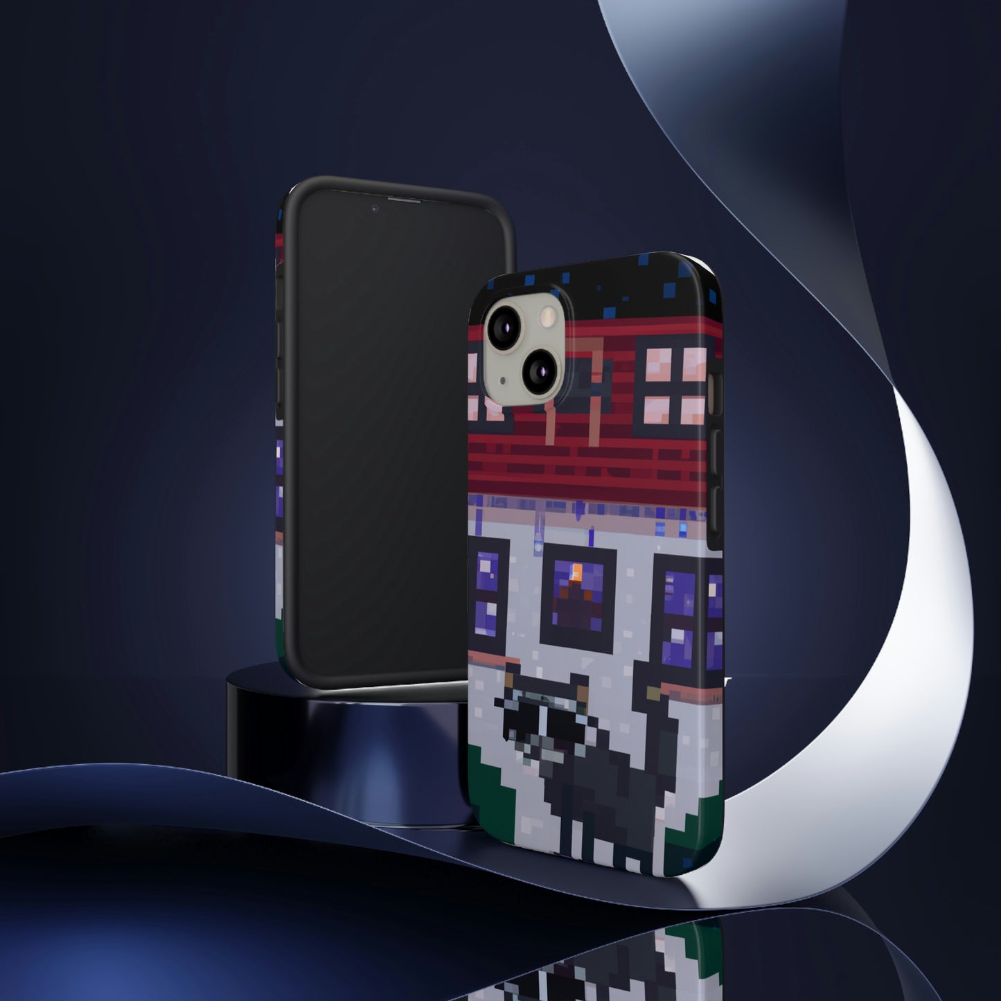 "Caper in the Mansion: A Raccoon's Adventure" - The Alien Tough Phone Cases