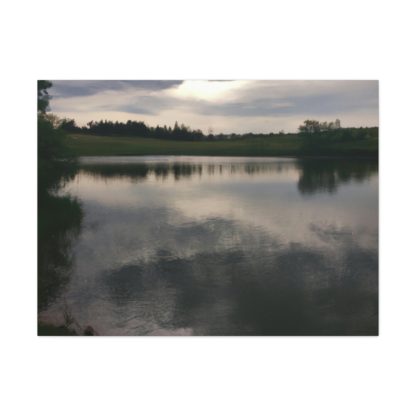 "Twilight at the Pond" - The Alien Canva