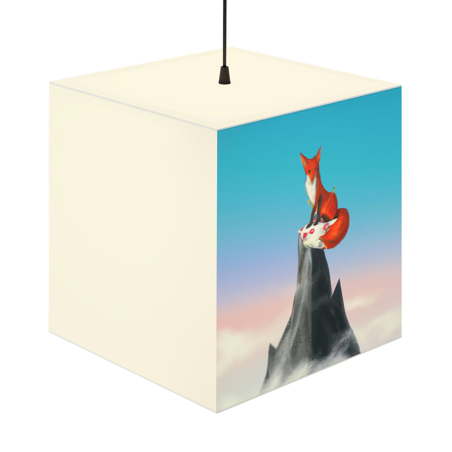 The Fox That Peaketh on the Mountain - The Alien Light Cube Lamp