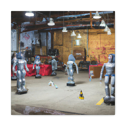 "Dancing with Machines: A Warehouse Musical" - The Alien Canva