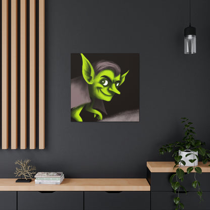 "The Mysterious Goblin in the Shadows" - The Alien Canva