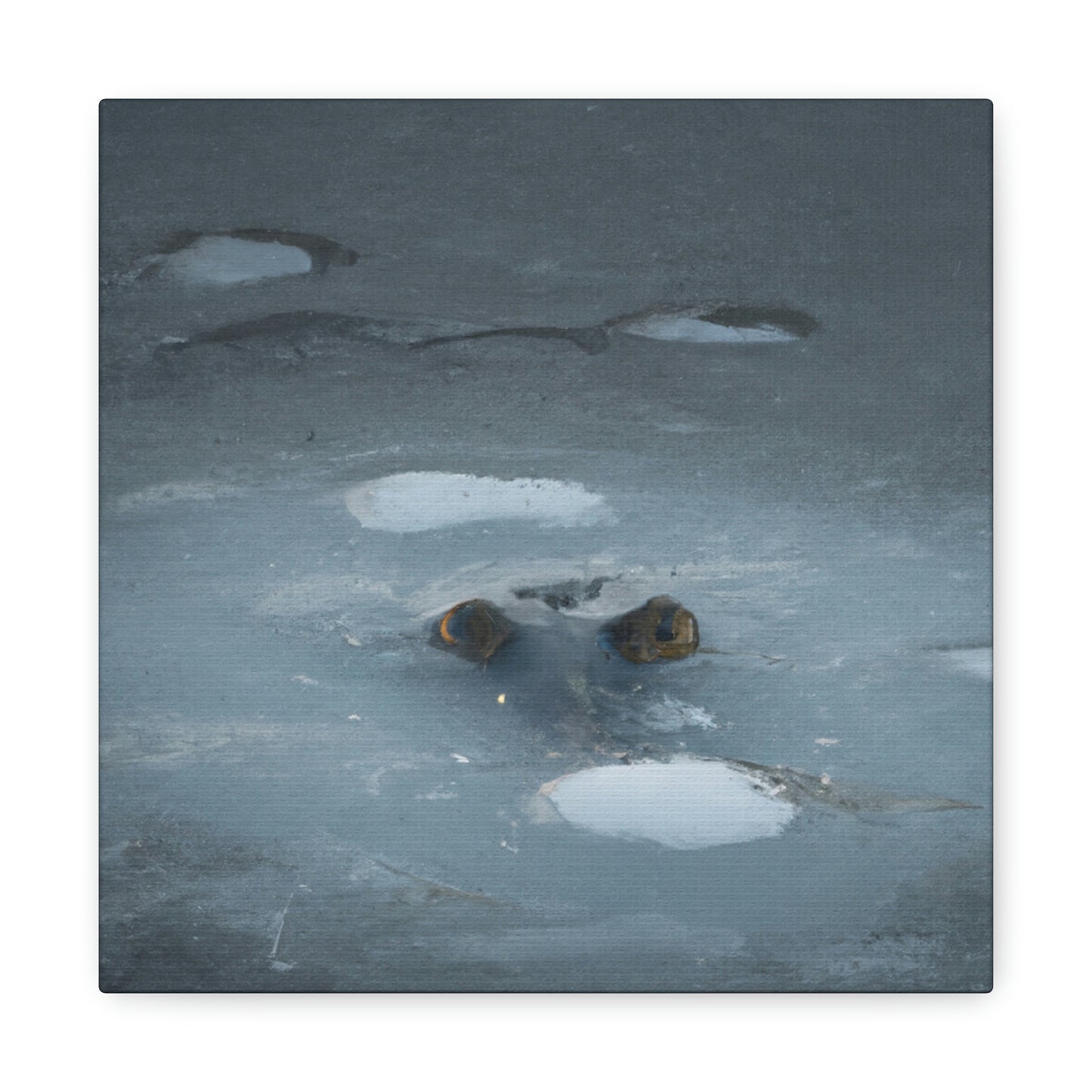 "The Frozen Lake Lurker" - Die Alien-Canva