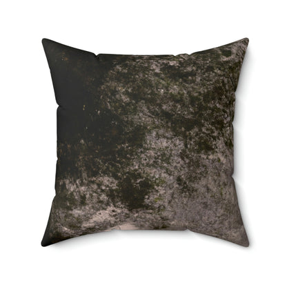 "Corner of Confidences" - Das Alien Square Pillow