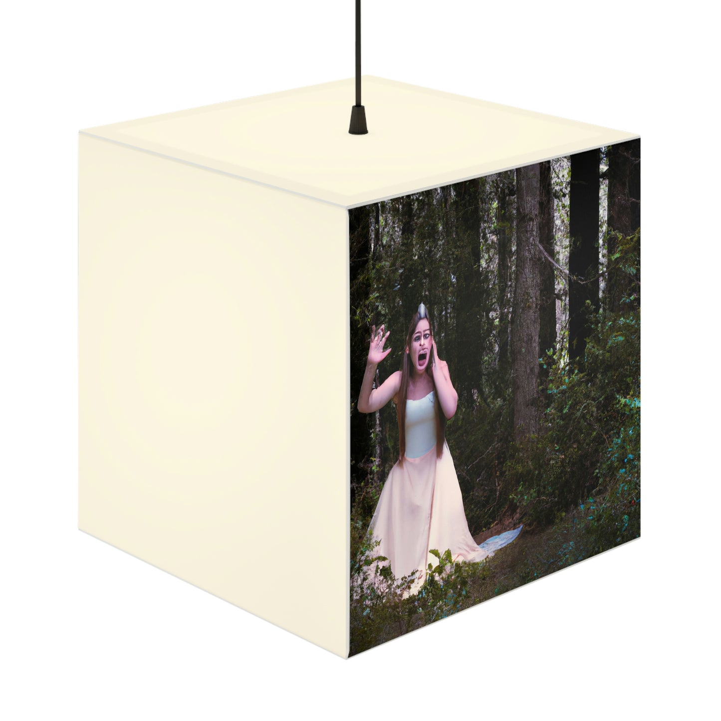 Lost Princess and the Dense Forest Tiara - The Alien Light Cube Lamp