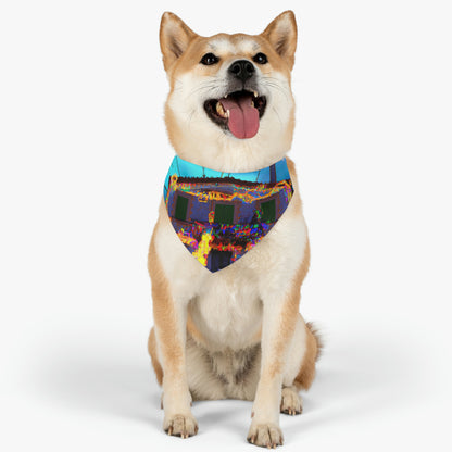 "Magical Illumination: A Summer Solstice Surprise" - The Alien Pet Bandana Collar