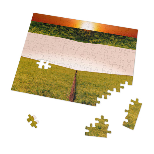 "Golden Horizon at Dusk" - The Alien Jigsaw Puzzle