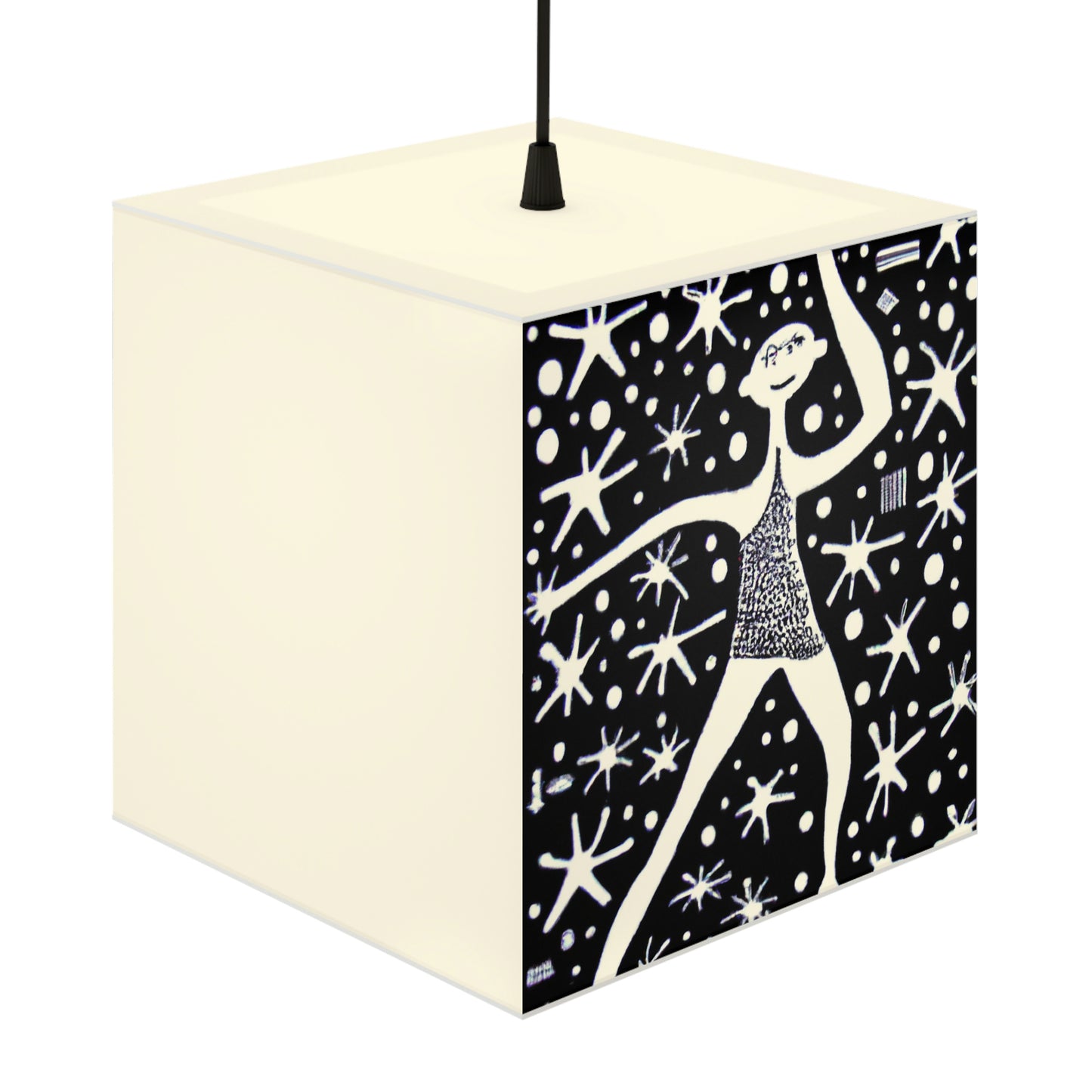 "Dancing Among the Galactic Light" - The Alien Light Cube Lamp