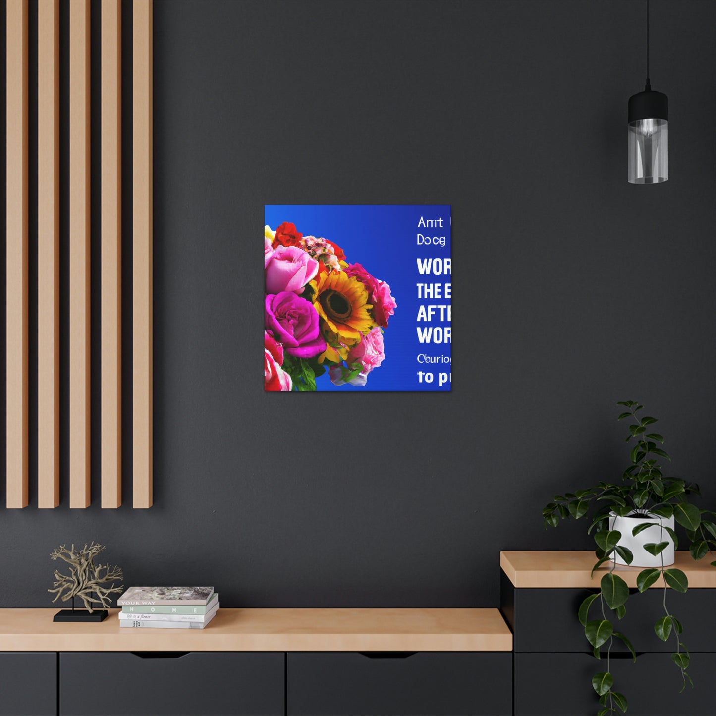 The Flower Collector by Global Artists - Canvas